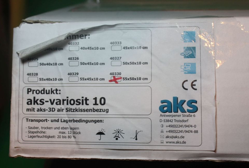 AKS-VARIOSIT 10 - ANTIDEKUBITUS WÜRFELKISSEN in Berlin