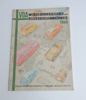 VDA Mitgliederverzeichnis und Bezugsquellennachweis Katalog Hessen - Oberursel (Taunus) Vorschau