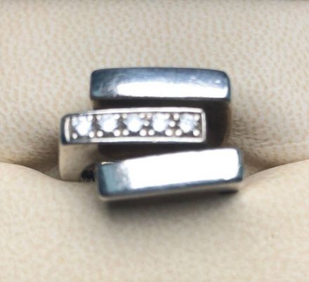 JOOP Ring 925 Echt SILBER breit MASSIV 52 / 15gr. / 1,5cm breit ! in Singen