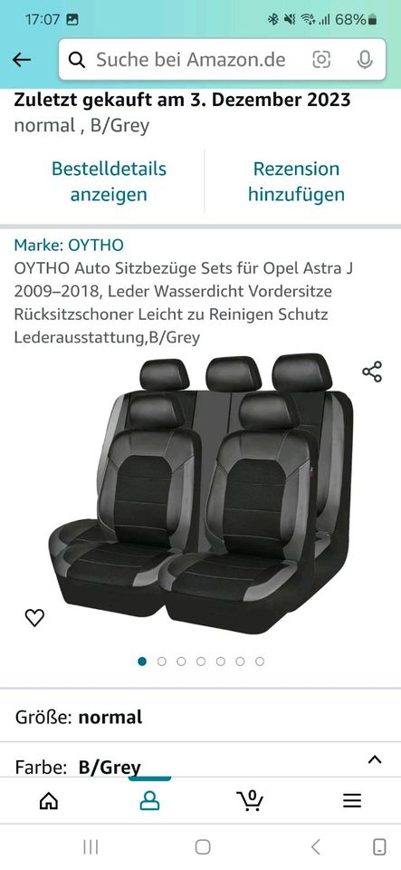Autositzbezüge für Opel corsa D in Bremen