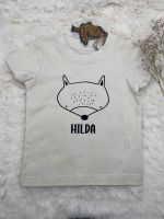 T Shirt Baby, personalisiert, mit Name, beige mit Fuchs Hessen - Bad Endbach Vorschau