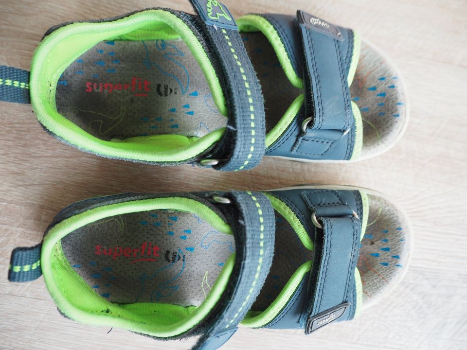 Superfit Sandalen Dino mit Klettverschluss - Gr. 30 in Landsberg (Lech)