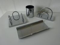 Schreibtisch Organizer-Set, Chrom,  4-teilig Schleswig-Holstein - Preetz Vorschau