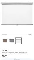 NEU Ikea Tretur weiß Verdunklungsrollo 100x195 cm NP 45,99€ Rollo München - Untergiesing-Harlaching Vorschau