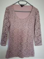 Langarmshirt Blusenshirt Shirt Altrosa Spitzen New Yorker Gr. M Dortmund - Innenstadt-West Vorschau