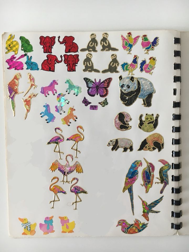 Sticker-Album 80er/90er Vintage Retro Sandylion Glitzer Prismatic in Bobingen