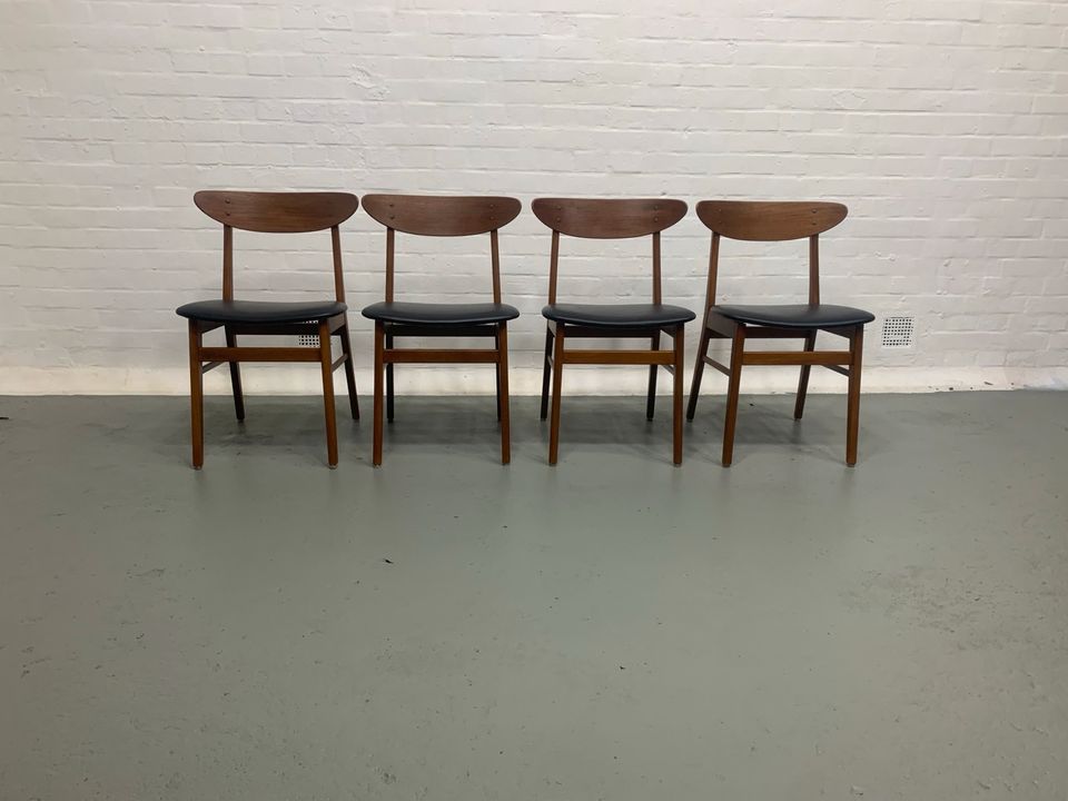 ◤ Esszimmerstühle Farstrup Modell 210 Teak Stühle chair mid Century danish Design Retro Vintage Teakholz Dänemark 60er in Berlin