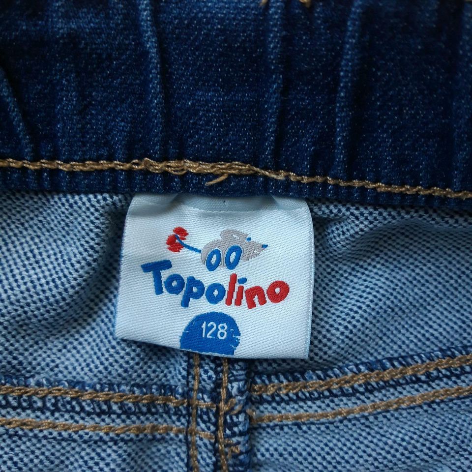 Jeans Short , Hose Topolino Gr. 128 in Herborn