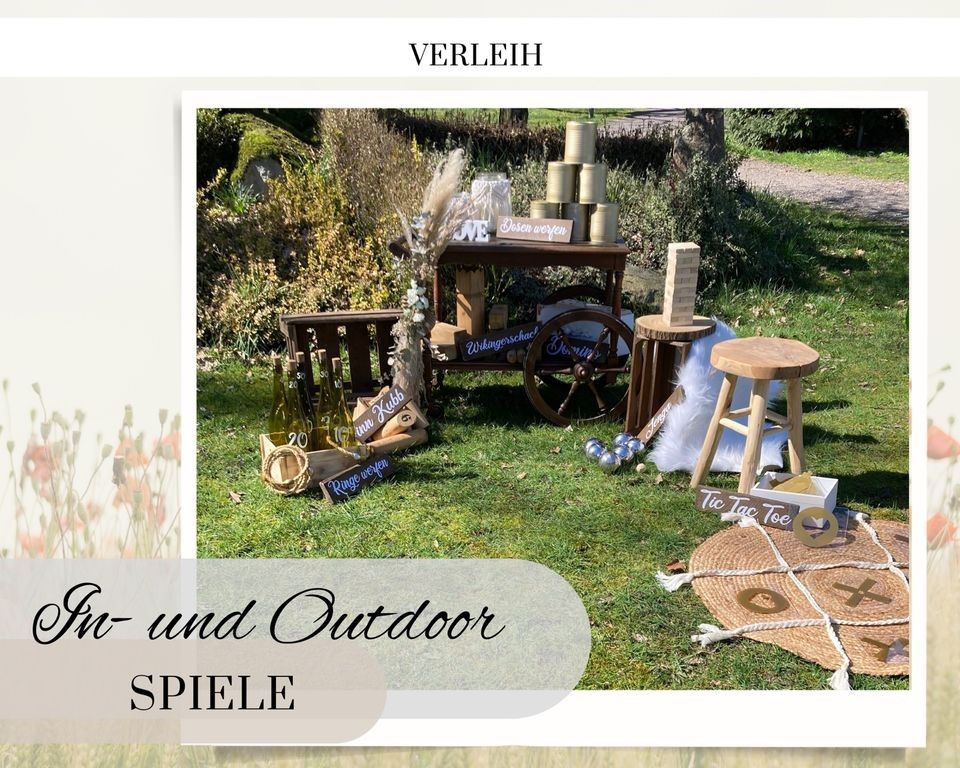 In- und Outdoorspiele I Wurfspiele, tic tac toe, Jenga uvm IMiete in Oldenburg