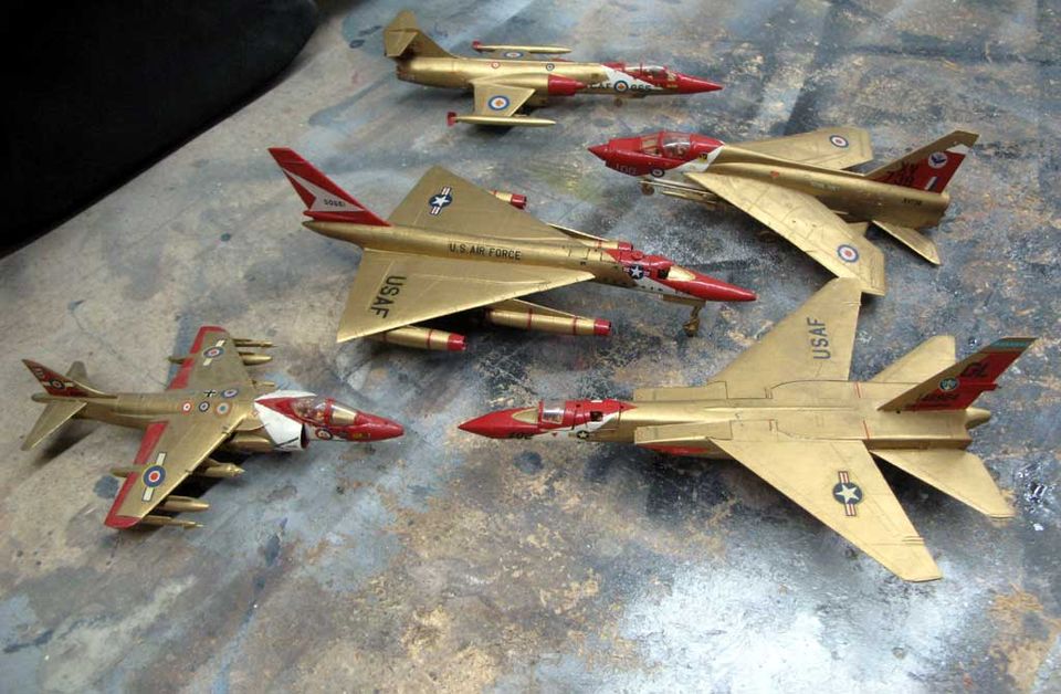 Flugzeugmodelle gebaut, Jets in Dreieich