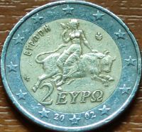 Seltene 2 Euro Münze aus Griechenland 2002 mit ''S'' im Stern! Stuttgart - Stuttgart-Mitte Vorschau