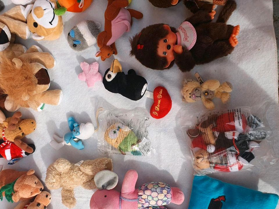 Kuscheltier Plüschtier Stofftier Spielzeug Unikate Klips in Ladenburg