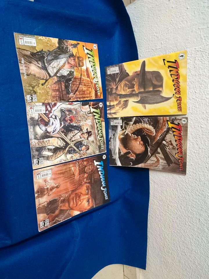 5 Indiana Jones Comics in Schmelz