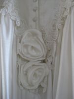 Gr.38 40 Brautkleid Kleid Hochzeitskleid Schuhe Weiß Perlen Rosen Bayern - Alesheim Vorschau