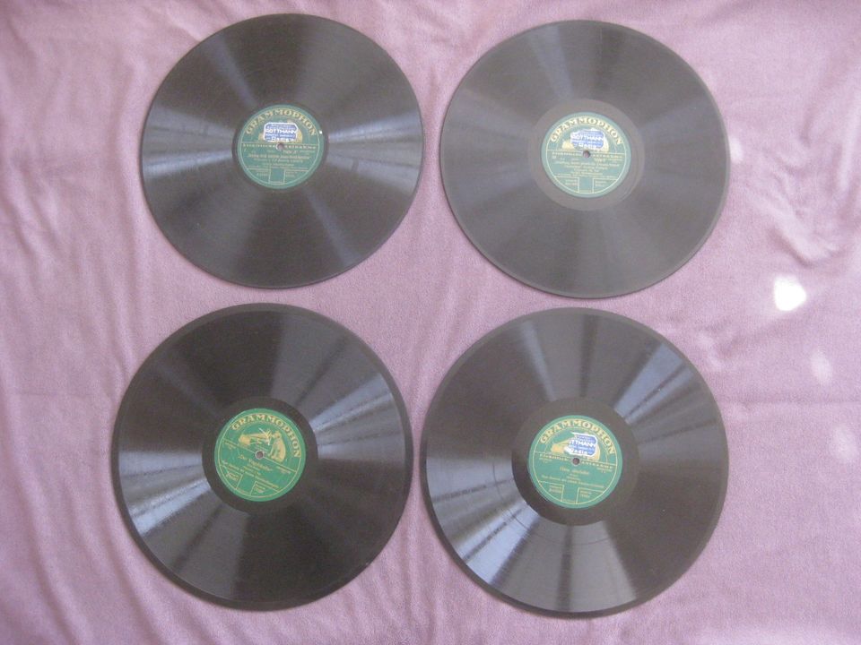 Schellackplatten Schellack Schallplatten Grammophon Platten Album in Gerbrunn