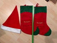 Filz Nikolausstiefel rot Weihnachtsmütze Herzogtum Lauenburg - Wentorf Vorschau