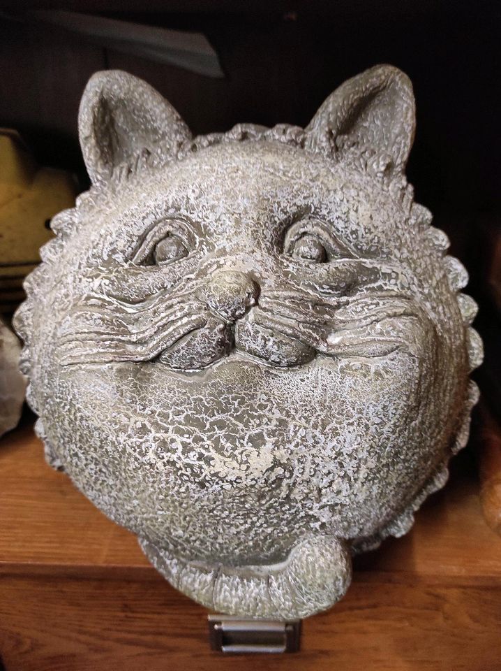 Garten Figur Stein Katze rund neu Deko in Delbrück