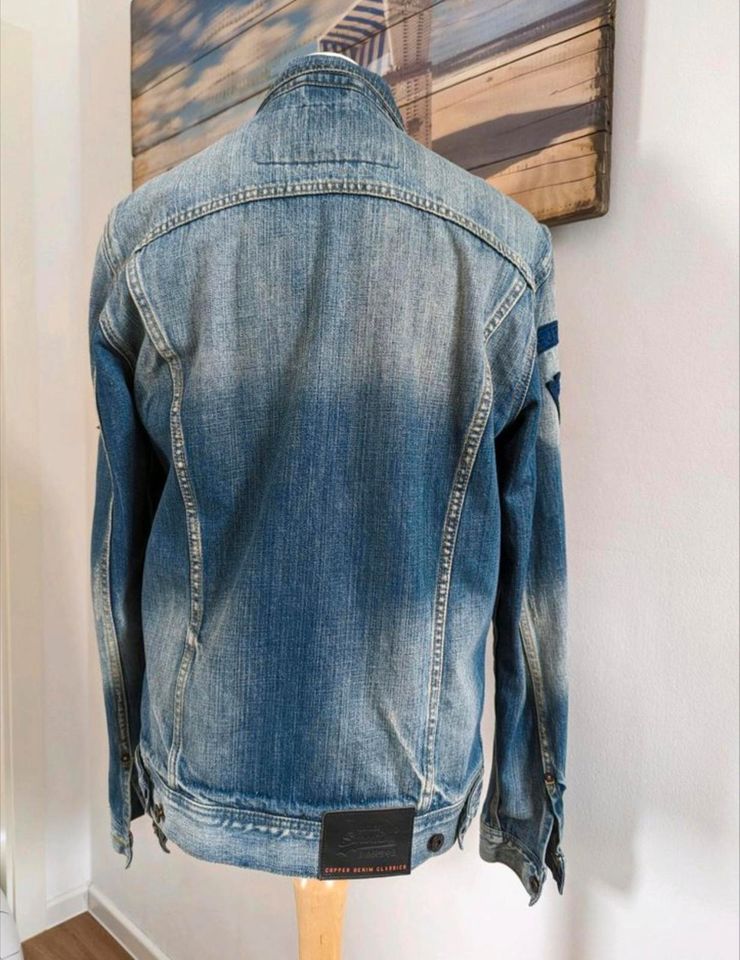 Superdry Vintage Jeansjacke Jacke Gr. L Top Zustand in Werdohl