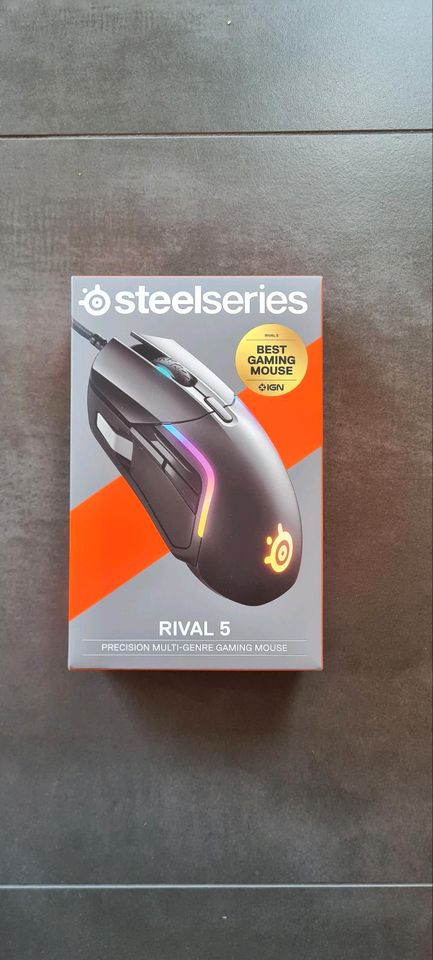 SteelSeries Rival 5 Optische Gaming-Maus - Schwarz in Rodenbach