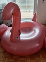 CRIVIT Schwimmtier Flamingo Luftmatratze mit 2 Haltegriffen Saarland - Homburg Vorschau