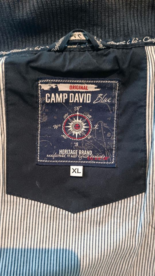 Camp David XL Herrenjacke dunkelblau in Bretten