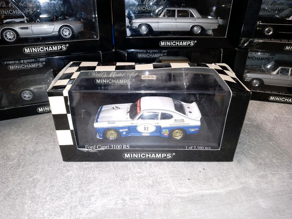 Minichamps Ford Capri RS-3100-RS P. Mücke Winner 1:43 Modellauto in Hamburg