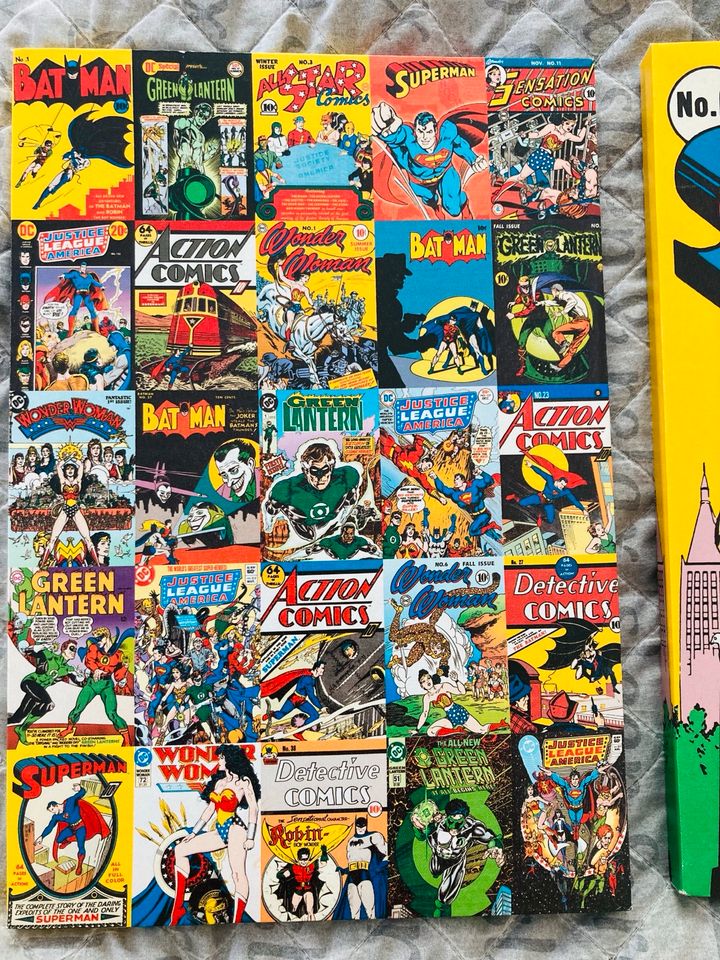 3x Leinwand Superhelden DC Comic Retro in Fredersdorf-Vogelsdorf