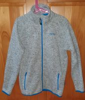 Kinder Fleece Jacke MeRu grau meliert/blau Größe 152 Baden-Württemberg - Freudenberg Vorschau