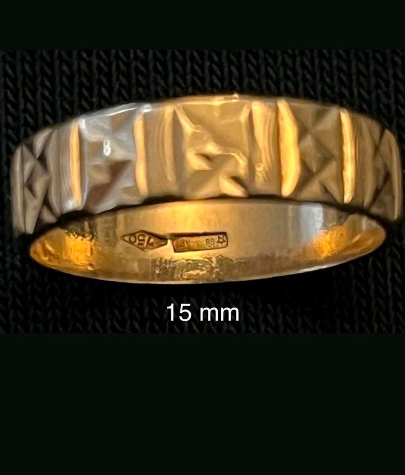 750 Gold Ring , massiv in Salzwedel