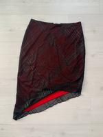 Asymmetrischer Glitzer mesh Midirock Rock vintage rot 2000er y2k Wandsbek - Hamburg Bramfeld Vorschau