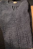 Langarm Strickpulli Marke Joy Gr. 42 blau Bayern - Landshut Vorschau