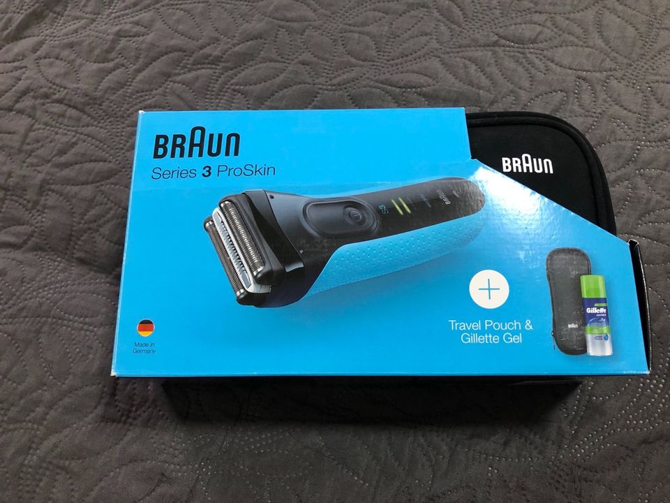 Braun Rasierer Series 3 ProSkin neu + Beard Trimmer 5 Aufsätze in Coburg