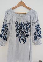Schönes Kleid Sommer Strand Stickerei ZARA Gr S ❤️ Niedersachsen - Wennigsen Vorschau