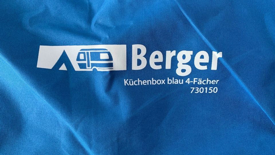 Berger Camping Tasche NEU blau groß in Steinheim