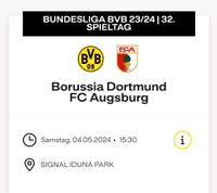 2 Dortmund Tickets zu verkaufen Nordrhein-Westfalen - Paderborn Vorschau