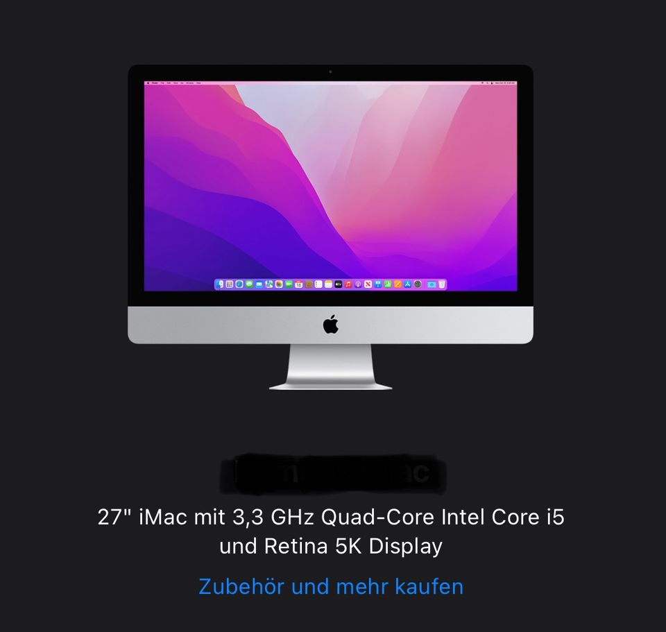 iMac 27“ mit 3,3 GHz Quad-Core in Ingolstadt