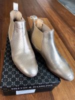 MELVIN & HAMILTON Leder Chelsea Boots Stiefelette Platin Gold 37 Pankow - Prenzlauer Berg Vorschau