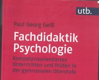 Fachdidaktik Psychologie - P.G. Geiß Berlin - Neukölln Vorschau