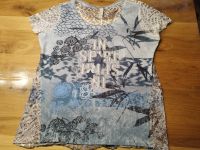 Tredy T-Shirt hellblau Spitzeneinsätze Gr. 42 Nordrhein-Westfalen - Geldern Vorschau