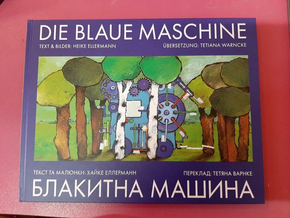 Die blaue Maschine - zweisprachiges Buch in Weimar