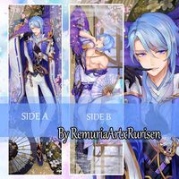 Genshin Impact Ayato Dakimakura Kissenbezug 150x50 Baden-Württemberg - Leimen Vorschau