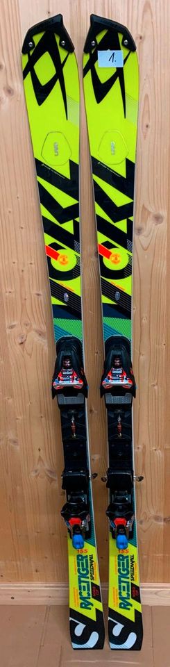 NEU VÖLKL RACETIGER WC SL 155cm + Marker XCell 16 Alpinski in Hermaringen