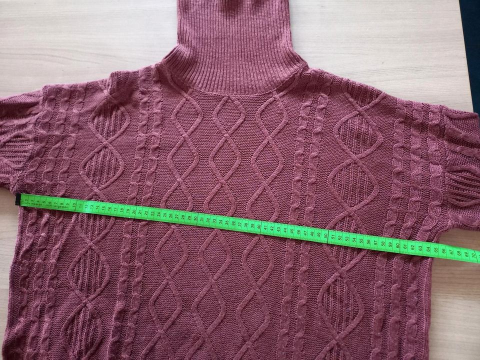 Damen Strickpullover, Rollkragenpullover, Shein,  Größe S/36 in Schwarzenbruck