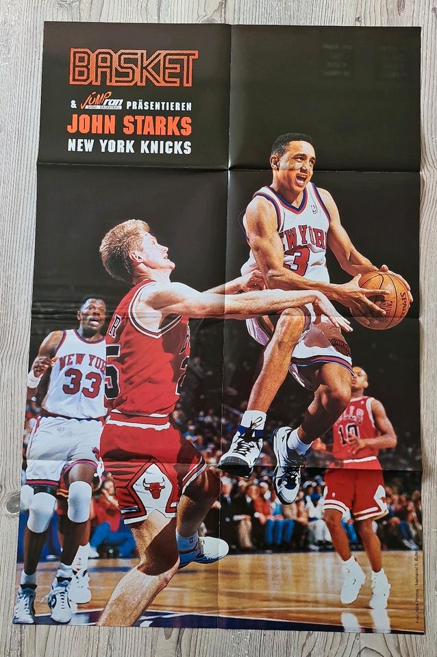 NBA Poster JOHN STARKS (Knicks) / JASON KIDD (Mavericks) in Bremen