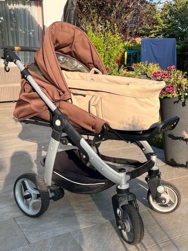 Teutonia Cosmo Kinderwagen beige-braun in Burscheid