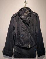 Leichter Kurzmantel / Jacke Yessica schwarz mit Gürtel Gr. 48 xxl Hessen - Mücke Vorschau