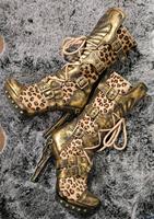 New Rock Leopard Gr 36 Niedersachsen - Lilienthal Vorschau