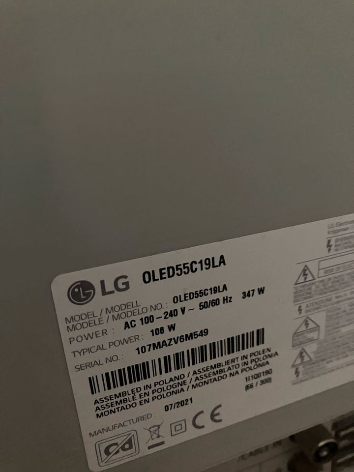 LG OLED55C19LA 4K neuwertig in Nordrhein-Westfalen - Ratingen | Fernseher  gebraucht kaufen | eBay Kleinanzeigen ist jetzt Kleinanzeigen