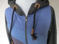 Sweat-Kapuzenjacke von Sublevel Farben:grau/blau/lila Größe M Hessen - Calden Vorschau