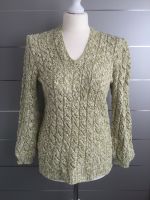 Strickpullover in olivgrün-beige meliert - Handmade Bayern - Schöllkrippen Vorschau